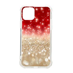 Abstract, Christmas, Glittery, Gold, Red Iphone 11 Pro 5 8 Inch Tpu Uv Print Case by kyorashop23