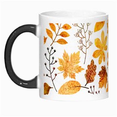 Brown Autumn Leaves Morph Mug by kyorashop23