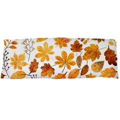 Brown Autumn Leaves Body Pillow Case Dakimakura (two Sides)