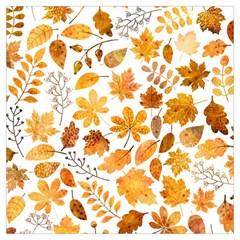 Brown Autumn Leaves Lightweight Scarf  by kyorashop23