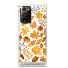 Brown Autumn Leaves Samsung Galaxy Note 20 Ultra Tpu Uv Case by kyorashop23