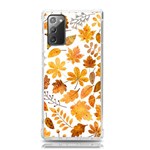 Brown Autumn Leaves Samsung Galaxy Note 20 TPU UV Case Front