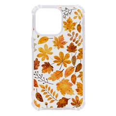 Brown Autumn Leaves Iphone 13 Pro Tpu Uv Print Case by kyorashop23