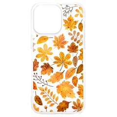 Brown Autumn Leaves Iphone 15 Pro Max Tpu Uv Print Case