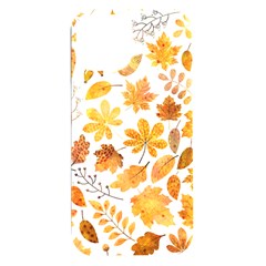 Brown Autumn Leaves Iphone 15 Plus Black Uv Print Pc Hardshell Case by kyorashop23