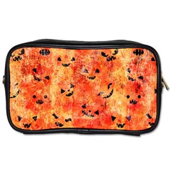 Carved Pumpkin Faces Toiletries Bag (one Side) by kyorashop23