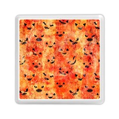 Carved Pumpkin Faces Memory Card Reader (square) by kyorashop23