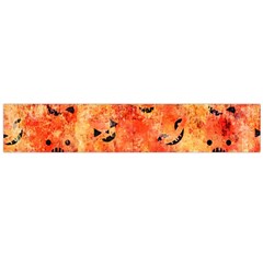 Carved Pumpkin Faces Large Premium Plush Fleece Scarf 