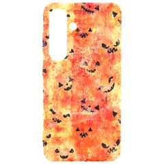 Carved Pumpkin Faces Samsung Galaxy S24 6 2 Inch Black Tpu Uv Case by kyorashop23