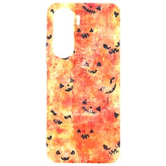 Carved Pumpkin Faces Samsung Galaxy S24 Plus 6 7 Inch Black Tpu Uv Case by kyorashop23