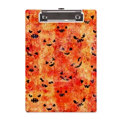 Carved Pumpkin Faces A5 Acrylic Clipboard by kyorashop23