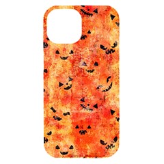 Carved Pumpkin Faces Iphone 15 Black Uv Print Pc Hardshell Case by kyorashop23