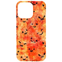 Carved Pumpkin Faces Iphone 15 Pro Max Black Uv Print Pc Hardshell Case