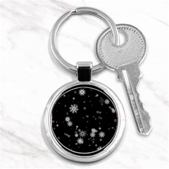 Christmas Snow Edge, Lights Key Chain (round) by kyorashop23