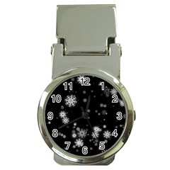 Christmas Snow Edge, Lights Money Clip Watches by kyorashop23