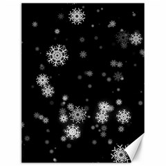 Christmas Snow Edge, Lights Canvas 12  X 16  by kyorashop23