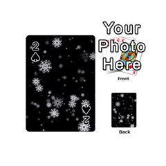 Christmas Snow Edge, Lights Playing Cards 54 Designs (mini)