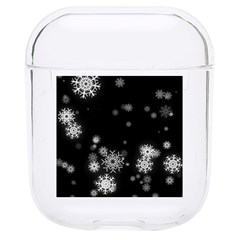 Christmas Snow Edge, Lights Hard Pc Airpods 1/2 Case by kyorashop23