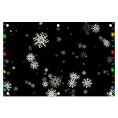 Christmas Snow Edge, Lights Banner And Sign 6  X 4  by kyorashop23