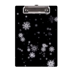 Christmas Snow Edge, Lights A5 Acrylic Clipboard by kyorashop23