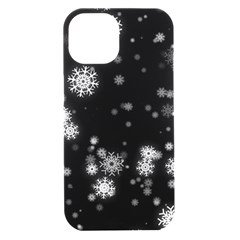 Christmas Snow Edge, Lights Iphone 15 Black Uv Print Pc Hardshell Case by kyorashop23