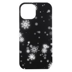 Christmas Snow Edge, Lights Iphone 15 Plus Black Uv Print Pc Hardshell Case by kyorashop23