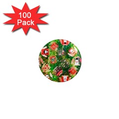 Christmas Ugly Sweater, Adoxali, Christmas, December, Santa 1  Mini Magnets (100 Pack) 