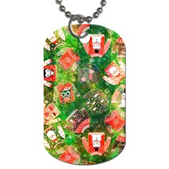 Christmas Ugly Sweater, Adoxali, Christmas, December, Santa Dog Tag (one Side)