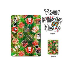 Christmas Ugly Sweater, Adoxali, Christmas, December, Santa Playing Cards 54 Designs (mini)