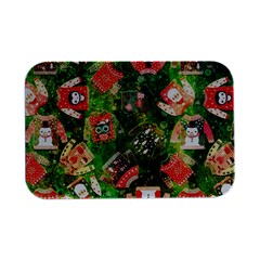 Christmas Ugly Sweater, Adoxali, Christmas, December, Santa Open Lid Metal Box (silver)   by kyorashop23