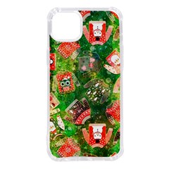 Christmas Ugly Sweater, Adoxali, Christmas, December, Santa Iphone 14 Plus Tpu Uv Print Case by kyorashop23