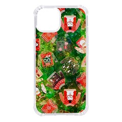 Christmas Ugly Sweater, Adoxali, Christmas, December, Santa Iphone 14 Tpu Uv Print Case by kyorashop23