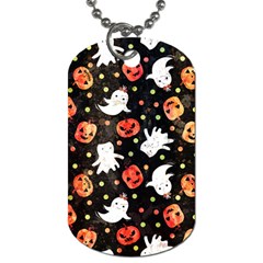 Cool Halloween Ghosts, Adoxali, Autumn Dog Tag (two Sides) by kyorashop23