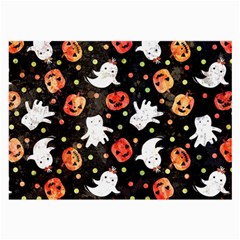 Cool Halloween Ghosts, Adoxali, Autumn Large Glasses Cloth (2 Sides) by kyorashop23