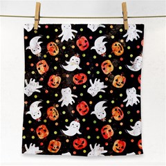 Cool Halloween Ghosts, Adoxali, Autumn Face Towel by kyorashop23