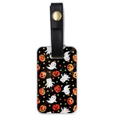 Cool Halloween Ghosts, Adoxali, Autumn Luggage Tag (one Side) by kyorashop23