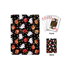 Cool Halloween Ghosts, Adoxali, Autumn Playing Cards Single Design (mini)