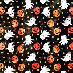 Cool Halloween Ghosts, Adoxali, Autumn Play Mat (rectangle) by kyorashop23