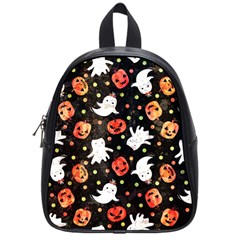 Cool Halloween Ghosts, Adoxali, Autumn School Bag (small) by kyorashop23