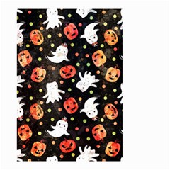 Cool Halloween Ghosts, Adoxali, Autumn Small Garden Flag (two Sides) by kyorashop23