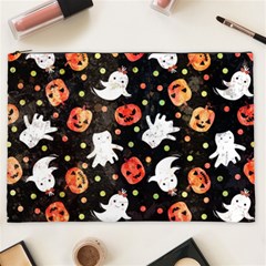 Cool Halloween Ghosts, Adoxali, Autumn Cosmetic Bag (xxl) by kyorashop23