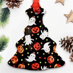 Cool Halloween Ghosts, Adoxali, Autumn Christmas Tree Ornament (two Sides)