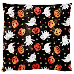 Cool Halloween Ghosts, Adoxali, Autumn Large Cushion Case (one Side) by kyorashop23