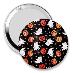 Cool Halloween Ghosts, Adoxali, Autumn 3  Handbag Mirrors by kyorashop23