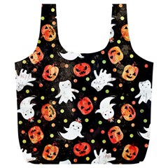 Cool Halloween Ghosts, Adoxali, Autumn Full Print Recycle Bag (xl) by kyorashop23