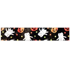 Cool Halloween Ghosts, Adoxali, Autumn Large Premium Plush Fleece Scarf 