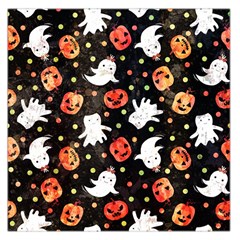 Cool Halloween Ghosts, Adoxali, Autumn Square Satin Scarf (36  X 36 ) by kyorashop23