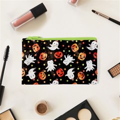 Cool Halloween Ghosts, Adoxali, Autumn Cosmetic Bag (xs) by kyorashop23