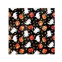 Cool Halloween Ghosts, Adoxali, Autumn Square Satin Scarf (30  X 30 ) by kyorashop23