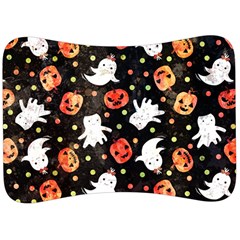 Cool Halloween Ghosts, Adoxali, Autumn Velour Seat Head Rest Cushion by kyorashop23